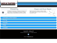 Tablet Screenshot of americansharpeningonline.com